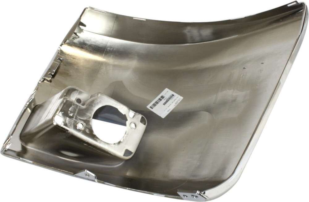 Bumper End, Silverado 1500 0713 Front Bumper End Rh, Chrome, Plastic