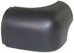 Chevrolet, GMC Rear, Passenger Side Bumper End End-Textured, Plastic, Replacement REPC761101