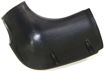 Chevrolet, GMC Rear, Passenger Side Bumper End End-Textured, Plastic, Replacement REPC761101