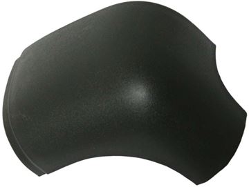 GMC, Chevrolet Rear, Driver Side Bumper End-Textured, Plastic, Replacement REPC761102