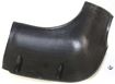 GMC, Chevrolet Rear, Driver Side Bumper End-Textured, Plastic, Replacement REPC761102