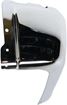 Chevrolet Rear, Driver Side Bumper End-Chrome, Steel, Replacement REPC761104Q