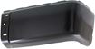 GMC, Chevrolet Rear, Passenger Side Bumper End End-Painted Black, Steel, Replacement REPC761113