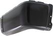 GMC, Chevrolet Rear, Passenger Side Bumper End End-Painted Black, Steel, Replacement REPC761113