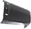 GMC, Chevrolet Rear, Passenger Side Bumper End End-Painted Black, Steel, Replacement REPC761113