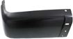 GMC, Chevrolet Rear, Passenger Side Bumper End End-Painted Black, Steel, Replacement REPC761113