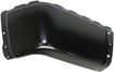 GMC, Chevrolet Rear, Driver Side Bumper End-Painted Black, Steel, Replacement REPC761114