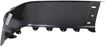 GMC, Chevrolet Rear, Driver Side Bumper End-Painted Black, Steel, Replacement REPC761114