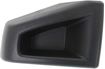 Hummer Front, Driver Side Bumper Endnd-Textured, Plastic, Replacement REPH011102