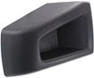 Hummer Front, Driver Side Bumper Endnd-Textured, Plastic, Replacement REPH011102