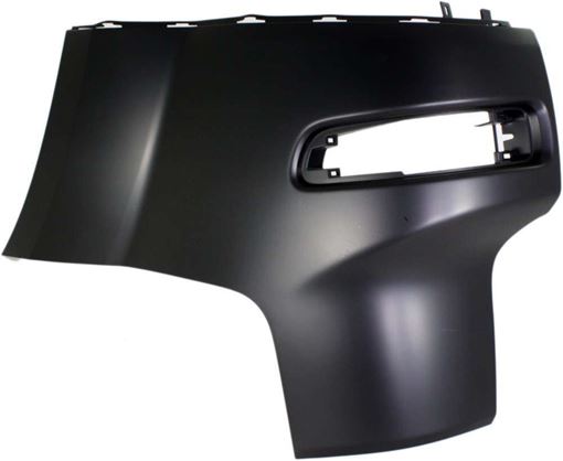 Rear, Passenger Side Bumper End Replacement-Primed, Plastic, 6410B594, MI1117100