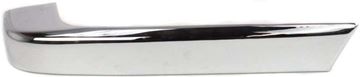 Nissan Rear, Passenger Side Bumper End End-Chrome, Plastic, Replacement REPN761101