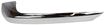 Nissan Rear, Passenger Side Bumper End End-Chrome, Plastic, Replacement REPN761101