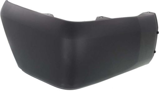 Toyota Rear, Passenger Side Bumper End End-Textured, Plastic, Replacement REPT761117Q