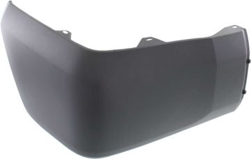 Toyota Rear, Passenger Side Bumper End End-Textured, Plastic, Replacement REPT761117