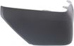 Toyota Rear, Passenger Side Bumper End End-Textured, Plastic, Replacement REPT761117