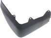 Toyota Rear, Passenger Side Bumper End End-Textured, Plastic, Replacement REPT761117