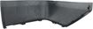 Toyota Rear, Passenger Side Bumper End End-Textured, Plastic, Replacement REPT761117