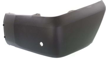 Toyota Rear, Driver Side Bumper End-Textured, Plastic, Replacement REPT761120