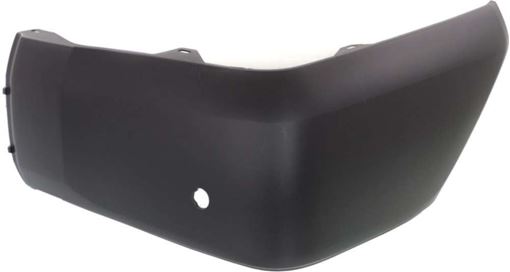 Toyota Rear, Driver Side Bumper End-Textured, Plastic, Replacement REPT761124Q