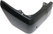 Toyota Rear, Passenger Side Bumper End End-Textured, Steel, Replacement REPT761125