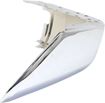 Toyota Rear, Driver Side Bumper End-Chrome, Steel, Replacement REPT761130