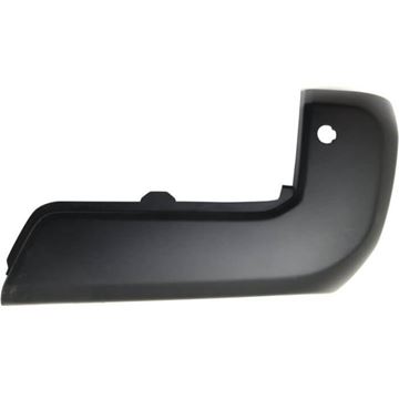 Toyota Rear, Passenger Side Bumper End End-Textured, Plastic, Replacement RT76110001