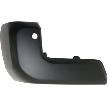 Toyota Rear, Driver Side Bumper End-Textured, Plastic, Replacement RT76110002