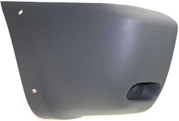 Toyota Rear, Driver Side Bumper End-Textured, Plastic, Replacement T760132