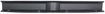 Dodge Front Bumper Filler-Black, Replacement D040302