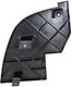 Cadillac Front, Driver Side, Outer Bumper Filler-Primed, Replacement REPC040504