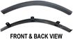 Chevrolet Front, Passenger Side, Outer Bumper Filler-Primed, Replacement REPC040505