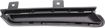 Ford Front, Passenger Side Bumper Filler-Textured Black, Replacement REPF040503