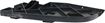 GMC Front, Driver Side Bumper Filler-Black, Replacement REPG040504