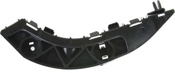 Honda Front, Driver Side Bumper Filler-Black, Replacement REPH013148