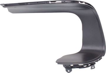 Porsche Rear, Driver Side Bumper Filler-Textured Black, Replacement REPP765302