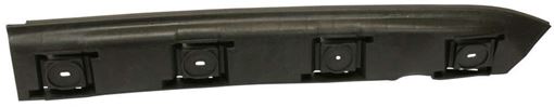 Volkswagen Rear, Driver Side Bumper Filler-Black, Replacement V765302