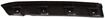 Volkswagen Rear, Driver Side Bumper Filler-Black, Replacement V765302