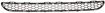 Hyundai Bumper Grille-Black, Plastic, Replacement H015311