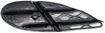 Mercedes Benz Driver Side Bumper Grille-Black, Plastic, Replacement M015504