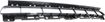 Audi Center Bumper Grille-Textured Black, Plastic, Replacement RA01530003