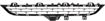 BMW Upper Bumper Grille-Primed, Aluminum, Replacement RB01530008
