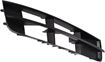 Audi Passenger Side Bumper Grille-Textured Black, Plastic, Replacement REPA015509