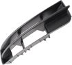 Audi Passenger Side Bumper Grille-Textured Black, Plastic, Replacement REPA015509