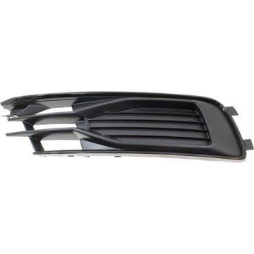 Audi Passenger Side Bumper Grille-Textured Black, Plastic, Replacement REPA015517