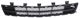 Buick Bumper Grille-Textured Dark Gray, Plastic, Replacement REPB015302