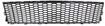 BMW Center Bumper Grille-Textured Black, Plastic, Replacement REPB015320