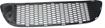 BMW Center Bumper Grille-Textured Black, Plastic, Replacement REPB015332