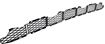 BMW Center Bumper Grille-Black, Plastic, Replacement REPB015335