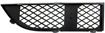 BMW Driver Side Bumper Grille-Textured Black, Plastic, Replacement REPB015516